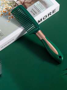 1 Peça Pente de Massagem Anti-Estática, Pente Acolchoado para Cabelos Cacheados, Escova de Cabelo Alisadora Livre de Frizz, Material Escolar, Ferramentas para Cabelos Cacheados