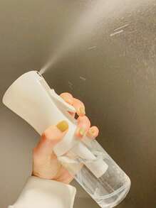 1 pieza Botella pulverizadora de alta presión, Limpiador líquido de baño sencillo, Botella pulverizadora de limpieza, Rociador facial de niebla fina, Mini vaporizador de desinfección de alcohol, Envase para tónico, Botella pulverizadora de baño Decoración de baño del hogar Regreso a clases de verano