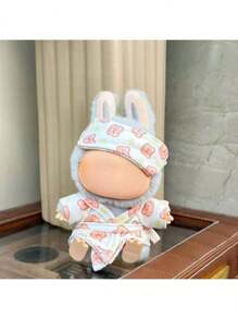 Bubula Doll Hanging Clothes, Sitting Posture Sleepwear Series, Sitting Party Doll Outfit, Gen 1 & 2 Wearable (Outfit Only, Random Color Of Small Accessories On Outfit, Caution For Sensitive Buyers!)