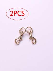 Bag Accessories Metal Dog Shape Buckle Replacement Chain Strap Clasp Bag Strap Repair Spring Clasp Travel Essentials - Gold - View 3