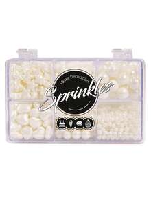 Hỗn hợp trang trí bánh rắc sang trọng 6 ô 6 ngăn tiệc cưới sinh nhật bánh cupcake tráng miệng ngày lễ tình nhân - Nhiều màu - Xem 8