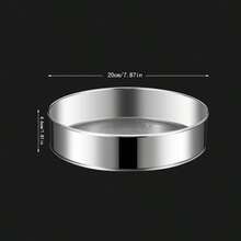 Stainless Steel 40/60 Mesh Flour Sifter - Rust-Resistant Ultra-Fine Sieve For Baking Powder, Sugar, And Vanilla | Overlock Kitchen Sifter, Round Stainless Steel Flour Sifter, 15cm And 20cm Stainless Steel Icing Sugar Strainer, Professional Fine Mesh Kitchen Flour Sifter - Silver - View 12