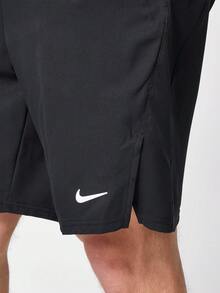 Pantalones cortos de entrenamiento tejidos de 9" de tela elástica para hombres de la marca Nike, de ajuste regular, para baloncesto, fútbol, gimnasio, entrenamiento y correr - Negro - Ver 4