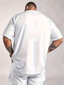 Men Workout Clothes - White - View 4