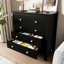 Furniture Cabinet Accessories - Black + Particle Board - View 6