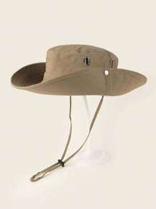 1pc Outdoor Waterproof Foldable Bucket Hat, Suitable For Women & Men, Summer Sun Protection Bucket Hat