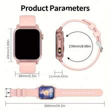 1pc Waterproof Unisex Smart Watch With LED Flashlight, Phone Call Function, Message Reminder, Multiple Sports Modes, Music Playback, Suitable For Men And Women Outdoor Running, Cycling, Etc.