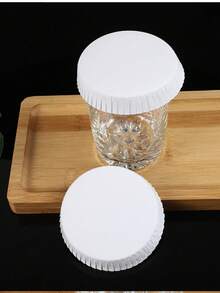 100/150 个白色纸杯盖 - 防尘、卫生、一次性且可堆叠的旅行杯盖 - 适合咖啡、茶、果汁和冷饮 - 保持饮料清洁，适用于家庭、餐厅、酒店、咖啡厅、休闲餐厅、美容院和商业用途