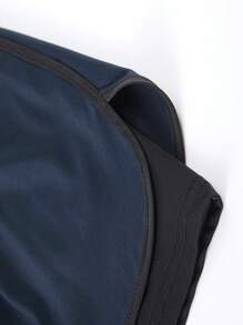 Summer Quick-Dry Running Shorts With Built-In Underwear, Boyfriend Style Men's 3/4 Training Pants For Gym Fitness