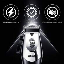 Professional 2-Piece Hair Clipper Set For Men And Women With LED Display For Home And Barber Shop, Washable And Precise Control