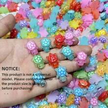 1/30/50/200Pcs Glow-In-The-Dark 3D Turtle Figurines - Colorful, Translucent Plastic Decorations For DIY Crafts, Party Favors, Beach-Themed Events Wedding Celebration Queue