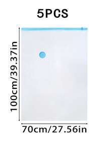 5/1pc Vacuum Bag, Travel Accessories, Vacuum Bag, Travel Essentials, Vacuum Storage Bag, Travel Necessities, Storage Bag, Cruise Supplies, Organization & Storage, Bedroom - Multicolor - View 14