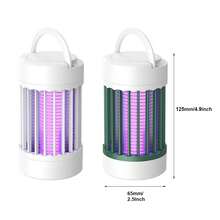 1 件装电动灭蚊灯紫外线灭虫器 USB 5V 夏季苍蝇拍杀虫灯露营