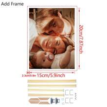 1 Customized Canvas Poster With DIY Frame Or Frameless Poster, Print Your Personalized Photo As A Gift On Canvas, Wall Decoration Painting, Mural, Hanging Painting, Canvas Printing, Canvas Poster, Canvas Wall Decoration, Poster Printing. It Is The Perfect Gift For Boyfriends, Family, Sons, Daughters, Students, Pets, Family, Birthdays, Weddings, Anniversaries, Suitable For Living Rooms, Bedrooms, And Offices