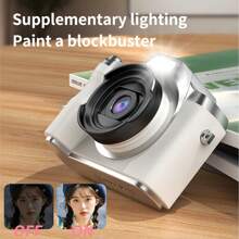 1080P HD Digital Camera With 48mp And Flash, USB Charging Retro Design, Compact For Travel And Daily Photography