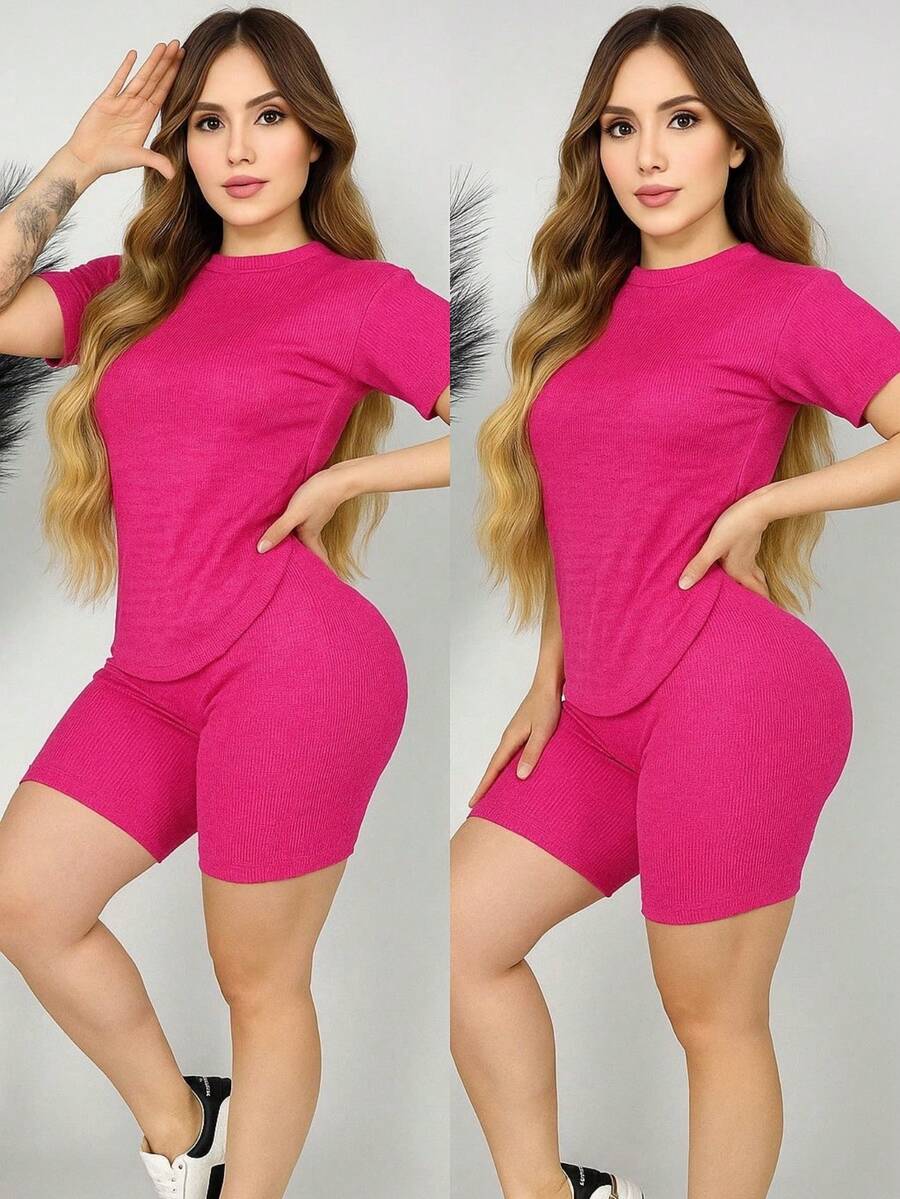 Camisetas de mujer - Rosa Fucsia - Ver 1
