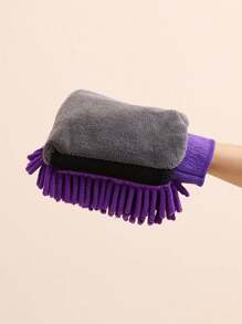 Chenille Car Wash Gloves, High-Quality Anti-Scratch Microfiber, Thickened Cleaning Gloves, Car Waxing Brush