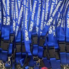 10/20/30PCS[Custom]Personalized CustomPrinted Lanyard, PersonalizedPolyester Fiber Full Text CustomLanyard,Multiple Colors For You ToChoose, LD Pass Badge Neck StrapLabel Holder Office School Nurse