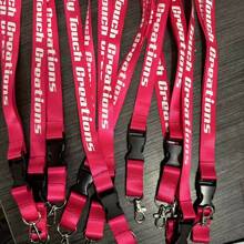 10/20/30PCS[Custom]Personalized CustomPrinted Lanyard, PersonalizedPolyester Fiber Full Text CustomLanyard,Multiple Colors For You ToChoose, LD Pass Badge Neck StrapLabel Holder Office School Nurse