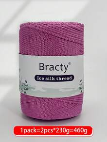2 Pcs High-Quality Chunky Hollow Yarn - Soft, Durable And Breathable, Suitable For DIY Crochet, Knitting And Sewing Projects - Multifunction Craft Yarn In Various Colors, Total Weight 16.23oz (460g) - Multicolor - View 22