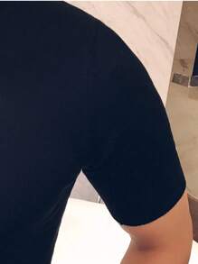 Men's Summer Slim Fit Short Sleeve Knitted Sweater With Stand Collar