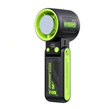 SULVGO 1800mAh 199-Speed Stepless USB-C Fan | 3-Mode Neck, Desk & Handheld Fan | Portable High-Speed Cooling For Home, Travel & School