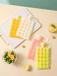 一次性自封冰块袋、冰箱制冰盒、家用冰块储存模具