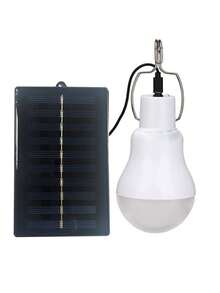 1/2 Pcs Solar Powered Hanging Lights, Outdoor Lighting, Solar Powered, No Wiring, No Electricity Cost, Automatically Turn On At Dusk & Off At Dawn, Solar Powered Ceiling Light For Indoor And Outdoor Use, Suitable For Barn, Yard, Gazebo, Chicken Coop, Tent, Camping Etc. - white light - View 12