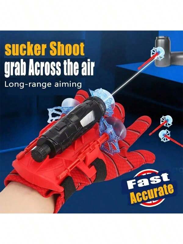 2025 Upgraded - 1pc Spider Web Shooter Toy, Spider Hero Launcher, Stick On Wall, Fun & Interesting, Realistic Spider Web Blaster, Birthday Gift, Easter Gift, Holiday Toy