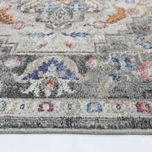 Versatile Decorative Area Rug - Transitional Grey 160x230 For Stylish Living Rooms And Easy-To-Clean Flooring, Perfect As Home Dance Accessories And Salsa Dance Floor