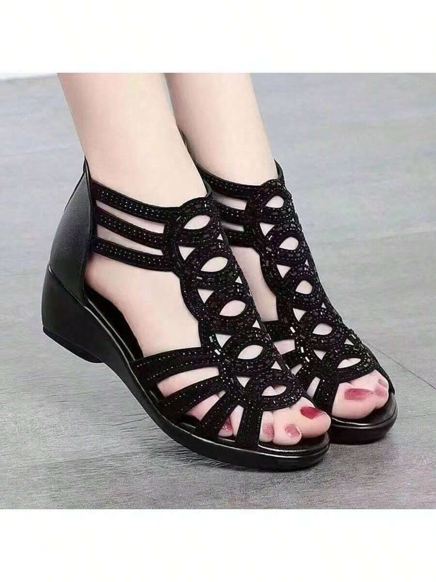 Women's Casual Sports Sandals, Practical Multifunctional - Black - View 1