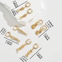 1 Par de Brincos de Moda Feminina com Peixe Koi Dourado, Brincos Pendentes de Carpa da Sorte, Jóias Charmosas para Uso em Festas