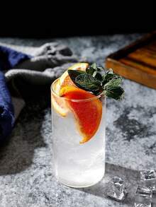 Hitzebeständige Glas-Cocktailbecher in Zylinderform, Long Island Eistee Glas, minimalistische Design Bar Glaswaren