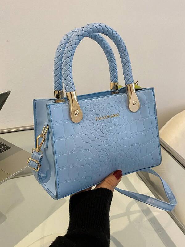 Fashionable Casual Small Square Handbag, Retro Shoulder Crossbody Bag For Women