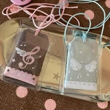 Klassisches modisches Design Musiknoten Flügel Anhänger Anhänger, Glücksbringer, Studentenabschlussgeschenk für Freunde, Schulmaterial, Schulanfang