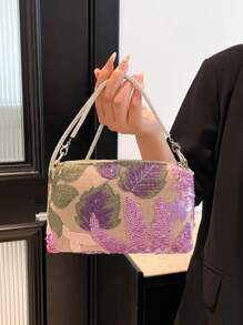 Nova moda estilo garota quente cor sólida pu tecido impermeável padrão alça de ombro trançada fivela alça de ombro bolsa quadrada de um ombro adequada para viagens, compras e deslocamento para o trabalho.