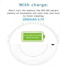 Smart Robot Vacuum Cleaner, Home Cleaning Robot Vacuum Mop All-In-One Machine, Integrated Sweeping, Mopping, Vacuuming, USB Rechargeable Smart Robot Vacuum Cleaner, Home Cleaning Robot - White (Automatic Cleaning Expert) - View 12