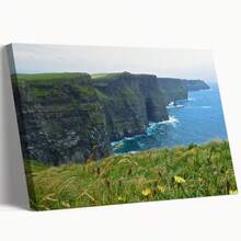 Ireland Cliffs Of Moher Landscape Wall Painting Gift Bedroom Print Home Decor Canvas Painting Poster - Multicolor - View 1