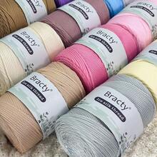2 Pcs High-Quality Chunky Hollow Yarn - Soft, Durable And Breathable, Suitable For DIY Crochet, Knitting And Sewing Projects - Multifunction Craft Yarn In Various Colors, Total Weight 16.23oz (460g) - Multicolor - View 2