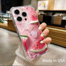 Funda para móvil con ranura para tarjetas. Compatible con phone 16, 15, 14, 13, 12 y 11. Permite guardar tarjetas y fotos. Diseño elegante y sencillo, transparente, esquinas reforzadas, anticaídas, con orificios para tarjetas. - Colores mixtos 1 - Ver 5