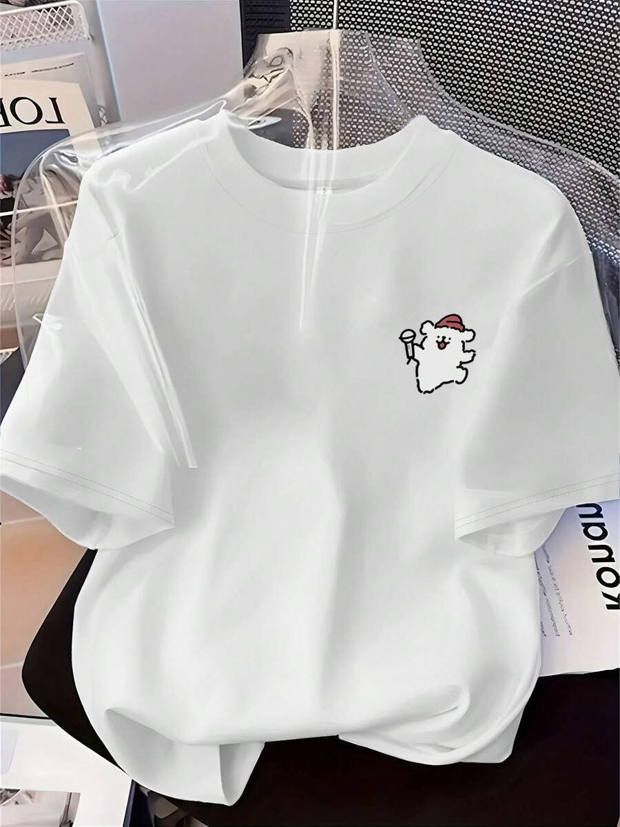 Women T-Shirts - 白色 - 查看 1