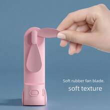 OBOVAY Portable Mini Fan, 500mAh USB Rechargeable, 3-Speed Adjustable, Foldable Handheld Personal Eyelash Fan, Suitable For Girls/Women Travel & Outdoor, Random Color Delivery,Spring Summer Picks,Brides Maid Gifts,Room,Bedroom Deccor,Bedroom Deccor,Beach,Travel,For Men,For Women,Vacation - Multicolor - View 6