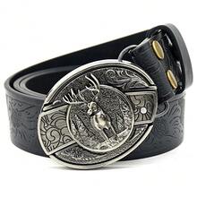 Men's Leather Belt Outdoor Multifunctional Belt With Knife Suitable For Men's Gift - YuanluBK - View 1