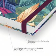 iscool Daily Planner Plus 2025 Hardcover Botanics Tropical Leaves - Lá nhiệt đới - Xem 11