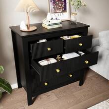 Furniture Cabinet Accessories - Black + Particle Board - View 3