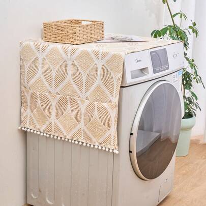 Wasmachinehoes in Boheemse stijl, multifunctionele stofhoes voor keukeninrichting en kleine apparaten
