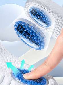 1 双男女通用气垫足弓支撑运动鞋垫，高回弹减震透气吸湿排汗鞋垫，适用于篮球、跑步 - 彩色 - 查看 5