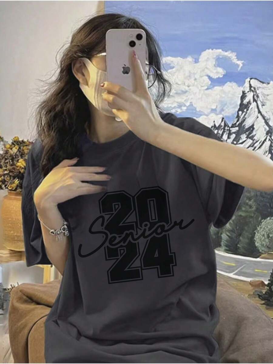 Women T-Shirts - 灰色 - 查看 1