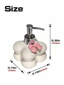 1 set dispensador de jabón de cerámica para el baño, botellas de gel de ducha con decoración de mariposa, dispensador de espuma para gel de ducha