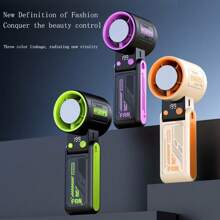 SULVGO 1800mAh 199-Speed Stepless USB-C Fan | 3-Mode Neck, Desk & Handheld Fan | Portable High-Speed Cooling For Home, Travel & School